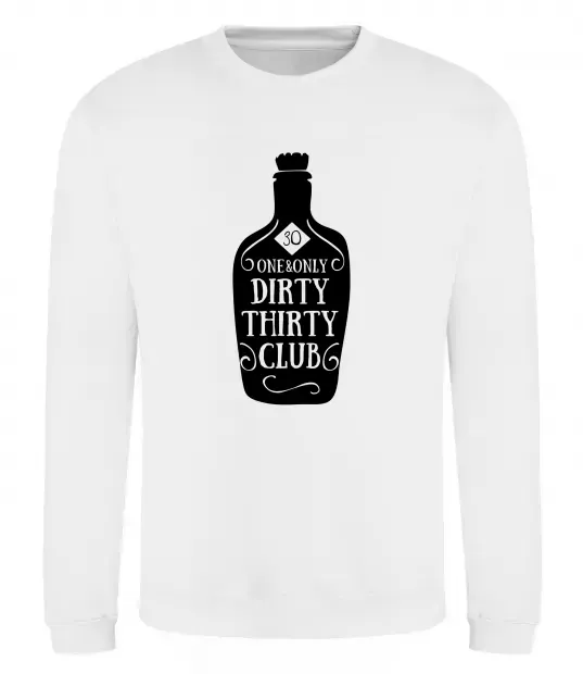 Свитшот Dirty thirty club Белый фото