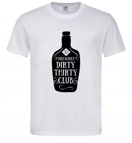 Чоловіча футболка Dirty thirty club Білий фото