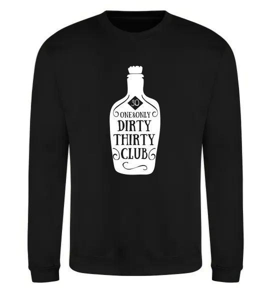 Свитшот Dirty thirty club Черный фото