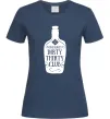 Женская футболка Dirty thirty club Темно-синий фото