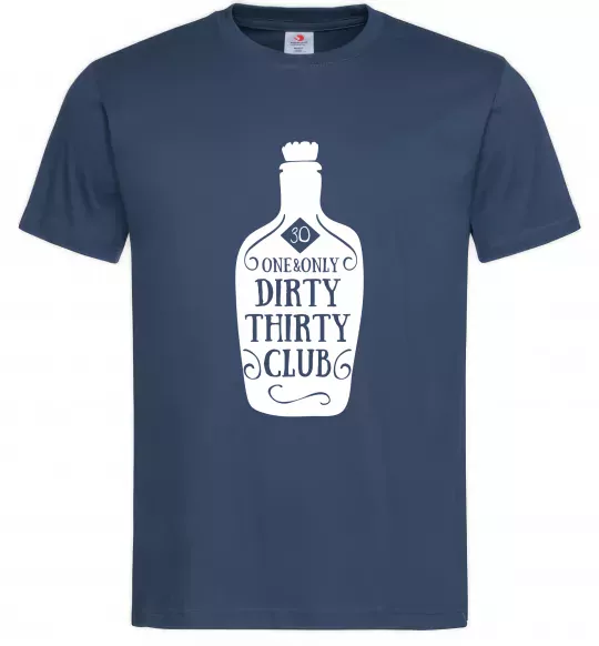 Чоловіча футболка Dirty thirty club Темно-синій фото