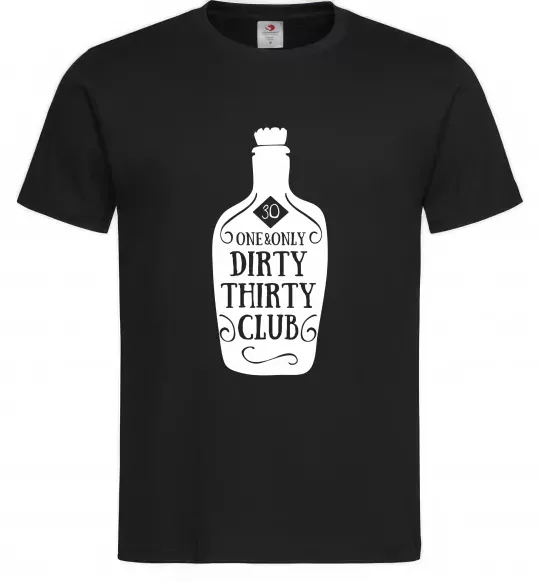 Чоловіча футболка Dirty thirty club Чорний фото
