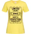 Женская футболка Limited edition original parts Лимонный фото