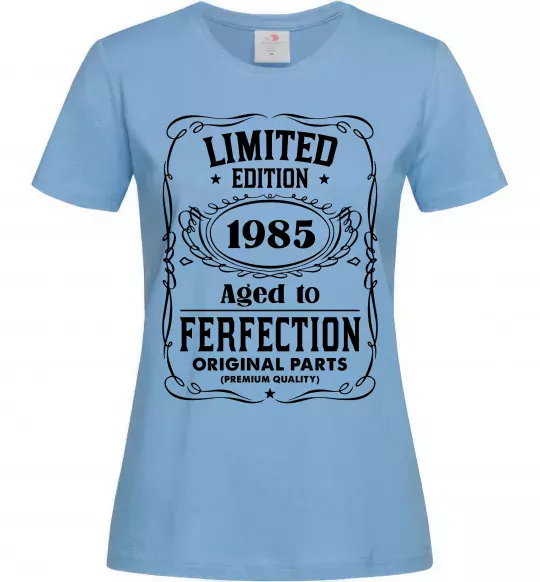 Женская футболка Limited edition original parts Голубой фото