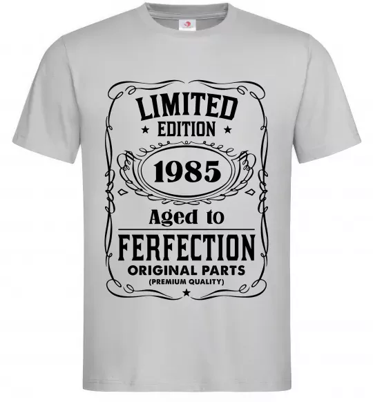 Мужская футболка Limited edition original parts Серый фото
