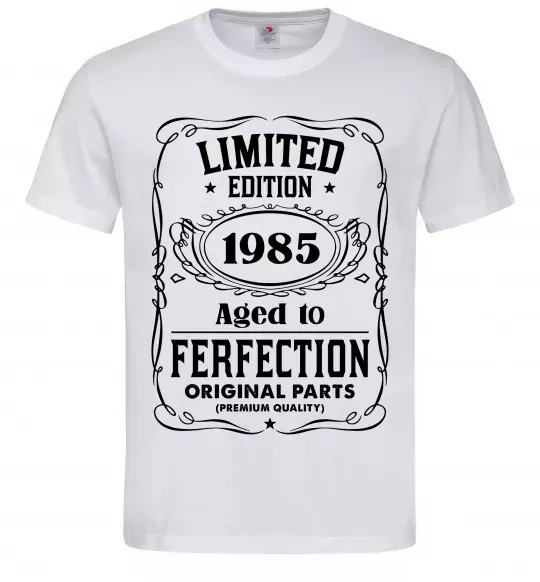 Мужская футболка Limited edition original parts Белый фото