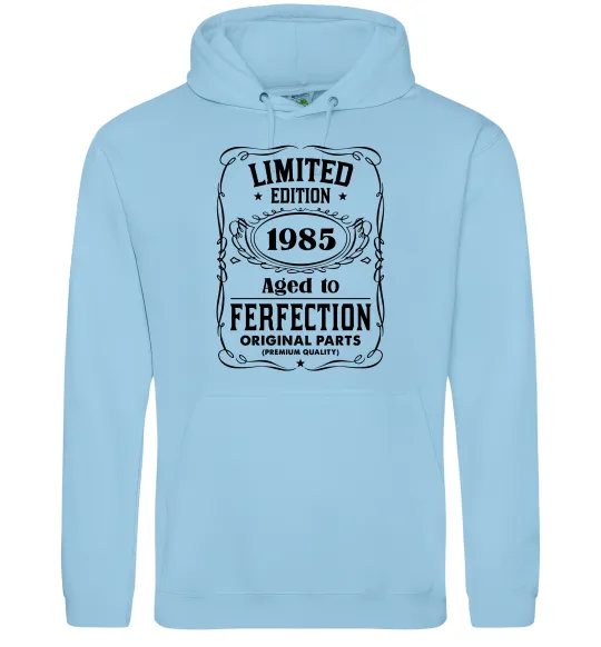 Женская толстовка (худи) Limited edition original parts Голубой фото