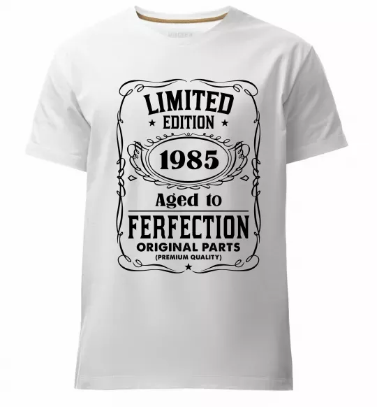 Мужская премиум футболка Limited edition original parts Белый фото