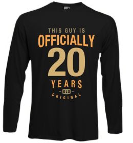 Лонгслив Officially 20 years