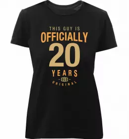 Женская премиум футболка №20 original since Черный фото