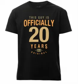 Мужская премиум футболка №20 original since Черный фото
