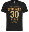 Мужская футболка Officially 30 years Черный фото