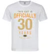 Мужская футболка Officially 30 years Белый фото