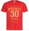 Мужская футболка Officially 30 years Красный фото