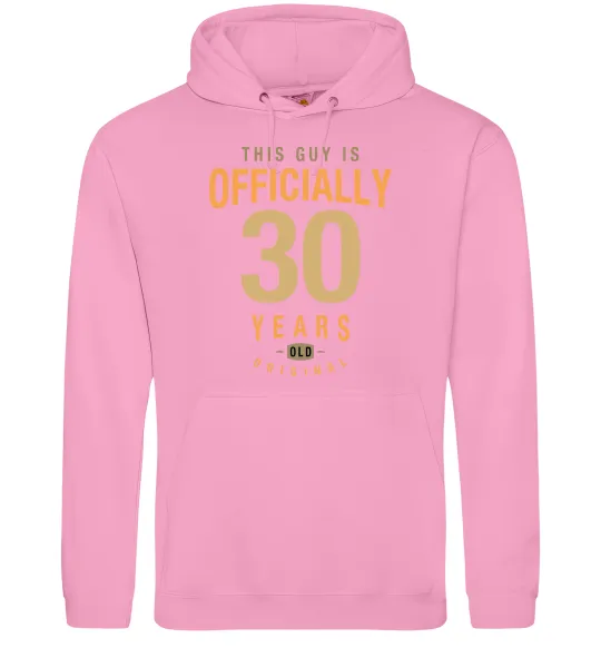 Женская толстовка (худи) Officially 30 years Розовый фото