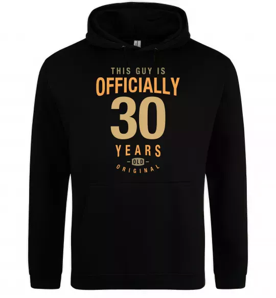 Жіноча толстовка (худі) Officially 30 years Чорний фото