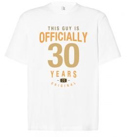 Футболка Оверсайз Officially 30 years