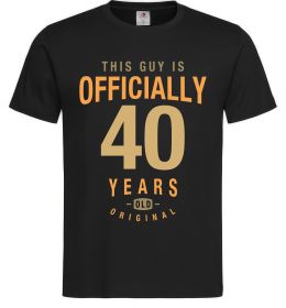 Мужская футболка Officially 40 years
