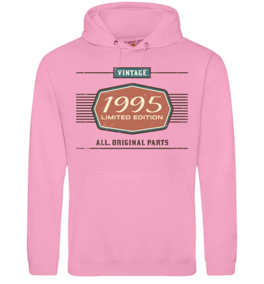 Женская толстовка (худи) Vintage limited edition original parts Розовый фото