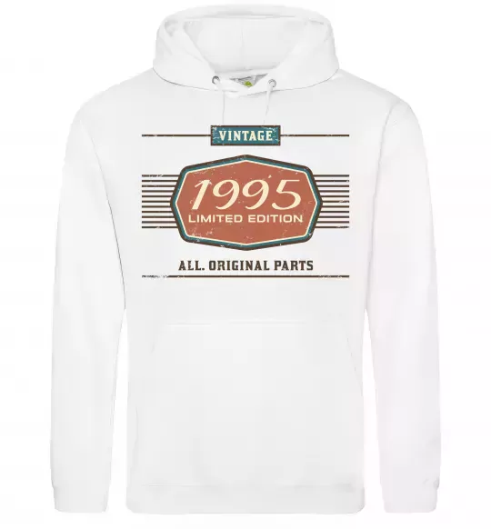 Женская толстовка (худи) Vintage limited edition original parts Белый фото