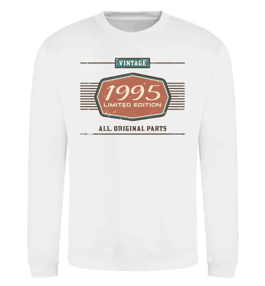 Свитшот Vintage limited edition original parts Белый фото