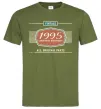 Мужская футболка Vintage limited edition original parts Оливковый фото