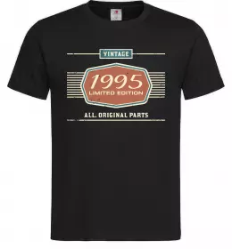 Мужская футболка Vintage limited edition original parts Черный фото