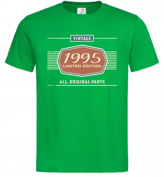 Мужская футболка Vintage limited edition original parts Зеленый фото