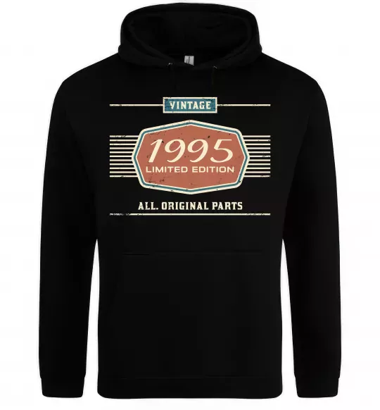 Женская толстовка (худи) Vintage limited edition original parts Черный фото