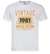 Мужская футболка Vintage special edition Белый фото