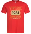 Мужская футболка Vintage special edition Красный фото