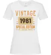 Женская футболка Vintage special edition Белый фото