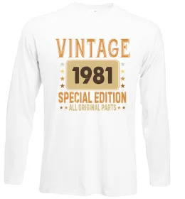 Лонгслив Vintage limited edition original parts Белый фото