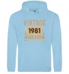 Женская толстовка (худи) Vintage special edition Голубой фото