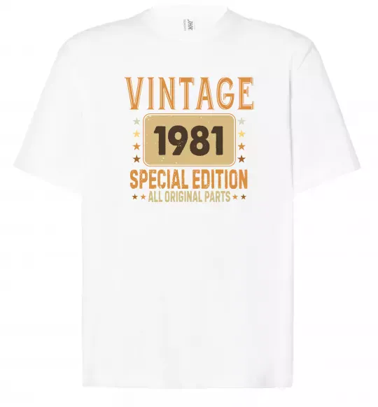 Футболка Оверсайз Vintage special edition Белый фото