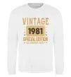 Свитшот Vintage special edition Белый фото