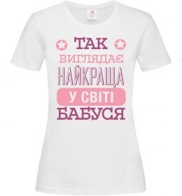 Жіноча футболка Найкраща бабуся у світі