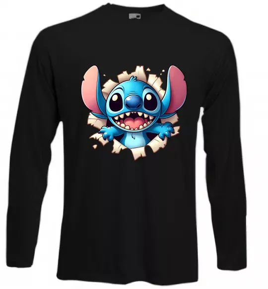 Лонгслив Стіч Черный фото