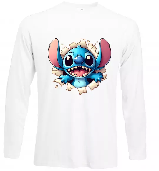 Лонгслив Стіч Белый фото