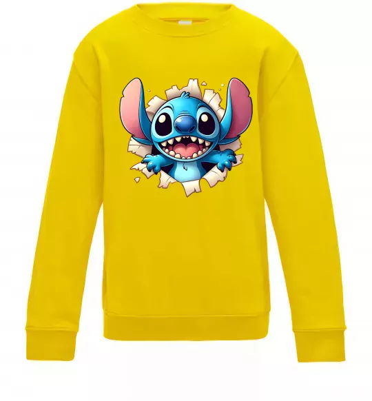 Детский Свитшот Стіч Солнечно желтый фото