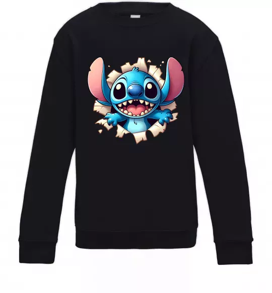 Детский Свитшот Стіч Черный фото