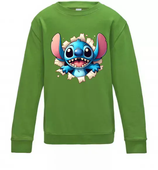 Детский Свитшот Стіч Лаймовый фото