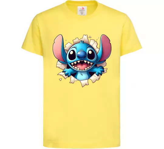 Дитяча футболка Стіч Лимонний фото