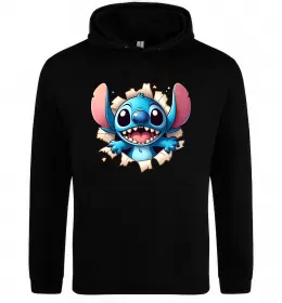 Мужская толстовка (худи) Stitch Белый фото