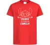 Детская футболка Ohana means family Красный фото
