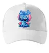 Кепка Stitch з квітами Белый фото