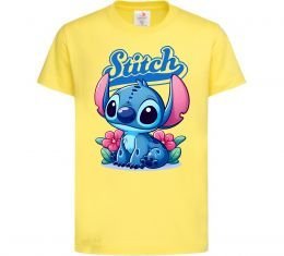 Детская футболка Stitch з квітами Детская футболка Stitch з квітами