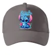 Кепка Stitch з квітами Серый фото