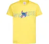 Детская футболка Стіч ловить хвилю Лимонный фото