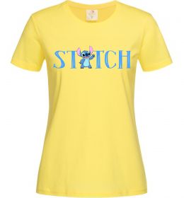 Женская футболка Stitch напис Женская футболка Stitch напис